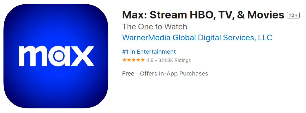Max rating in Apple App Store - 10/06/23.