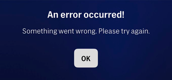 Example error from Max app. Credit David August on Twitter.